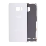 Capac Spate Sticla Samsung Galaxy S6 Edge Service Pack (White)