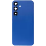 Capac Spate Sticla cu Geam Camera Samsung Galaxy S25 Plus 5G (No Logo) (Aftermarket Plus) (Navy) - imagine 3