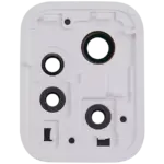 Lentila Camera Spate Cu Bracket / Rama Telefon Motorola Moto G Power 5G (XT2311 / 2023) Premium (White) - imagine 3