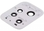 Lentila Camera Spate Cu Bracket / Rama Telefon Motorola Moto G Power 5G (XT2311 / 2023) Premium (White) - imagine 5