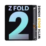Ansamblu Display Interior Samsung Galaxy Z Fold 2 5G Service Pack (Mystic Black With Gold Hinge)