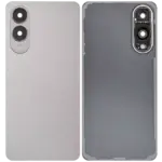 Capac Spate Sticla Samsung Galaxy S25 Edge Service Pack Original (No Logo) (Titanium Silver) - imagine 2
