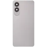 Capac Spate Sticla Samsung Galaxy S25 Edge Service Pack Original (No Logo) (Titanium Silver) - imagine 3