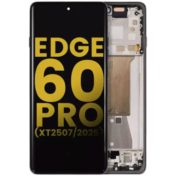 Display telefon  OLED Motorola Edge 60 Pro (XT2507) Refurbished cu Rama (Shadow)