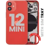 Carscasa Spate Cu Flex Port Incarcare Telefon iPhone 12 Mini (EU / Global Version) Pull B (Red)