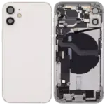 Carcasa Spate Cu Flex Port Incarcare Telefon iPhone 12 Mini (EU / Global Version) Pull B (White) - imagine 2