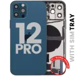 Carcasa Spate Cu Flex Port Incarcare Telefon iPhone 12 Pro (EU / Global Version) Pull B (Pacific Blue)