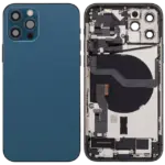 Carcasa Spate Cu Flex Port Incarcare Telefon iPhone 12 Pro (EU / Global Version) Pull B (Pacific Blue) - imagine 2