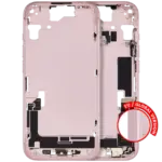 Carcasa Mijloc (mid-frame) cu Flex Port Incarcare iPhone 15 Pull:B (Pink)