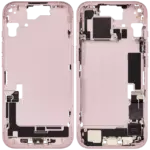 Carcasa Mijloc (mid-frame) cu Flex Port Incarcare iPhone 15 Pull:B (Pink) - imagine 2