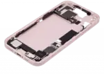 Carcasa Mijloc (mid-frame) cu Flex Port Incarcare iPhone 15 Pull:B (Pink) - imagine 6