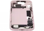 Carcasa Mijloc (mid-frame) cu Flex Port Incarcare iPhone 15 Pull:B (Pink) - imagine 8