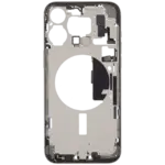 Carcasa Mijloc (mid-frame) cu Flex Port Incarcare iPhone 15 Pro Max Pull:A (Natural Titanium) - imagine 3