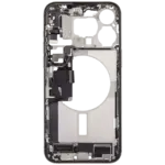 Carcasa Mijloc (mid-frame) cu Flex Port Incarcare iPhone 15 Pro Max Pull:A (Natural Titanium) - imagine 4