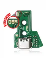 Placa incarcare Micro USB (cu cablu flex 12 pini) controller PlayStation 4(Version 1: JDS-050 / JDS-055)