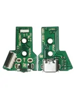 Placa incarcare Micro USB (cu cablu flex 12 pini) controller PlayStation 4(Version 1: JDS-050 / JDS-055) - imagine 7