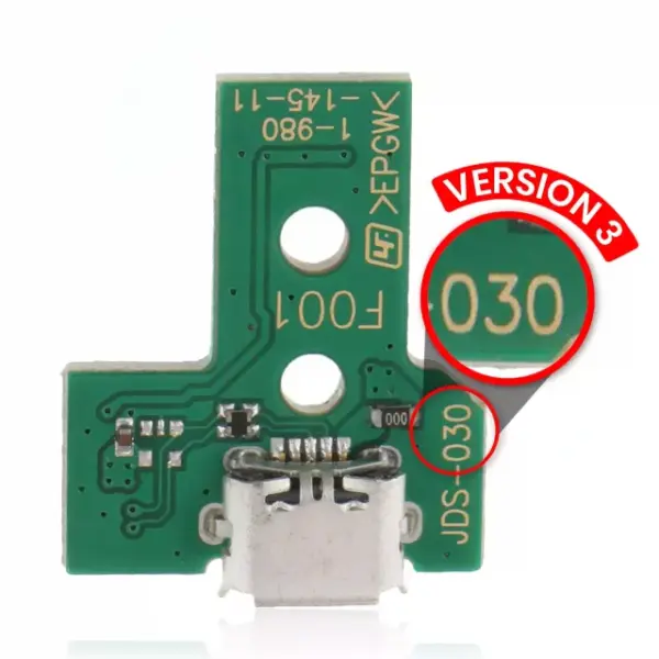 Placa incarcare Micro USB (cu cablu flex 12 pini) controller PlayStation 4(Version 3: JDS-030)