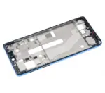 Carcasa Mijloc Motorola Edge 20 Pro (Blue Vegan Leather) - imagine 7