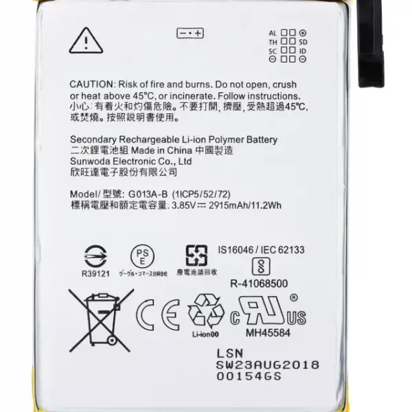Baterie telefon Google Pixel 3 (G013A-B)