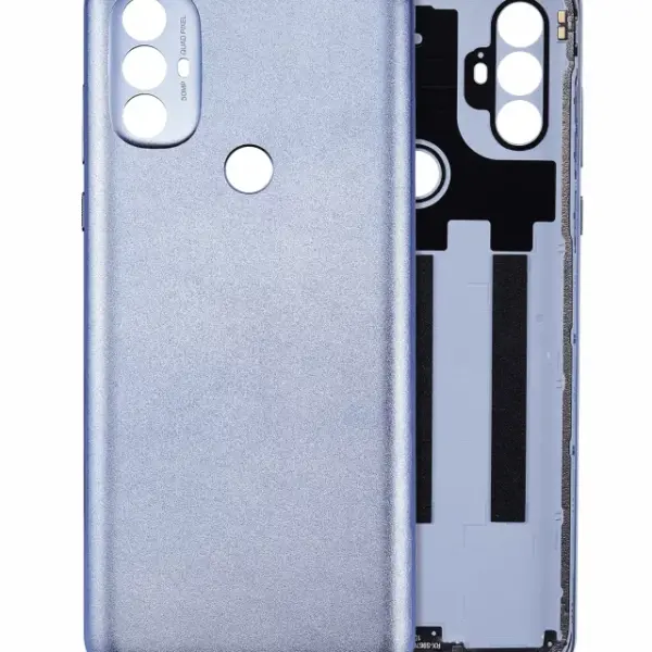 Capac Spate Sticla Motorola Moto Power  Original (Opal Silver)