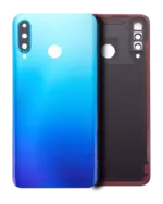 Capac Spate Sticla Huawei P30 Lite / Nova 4E  (Peacock Blue)