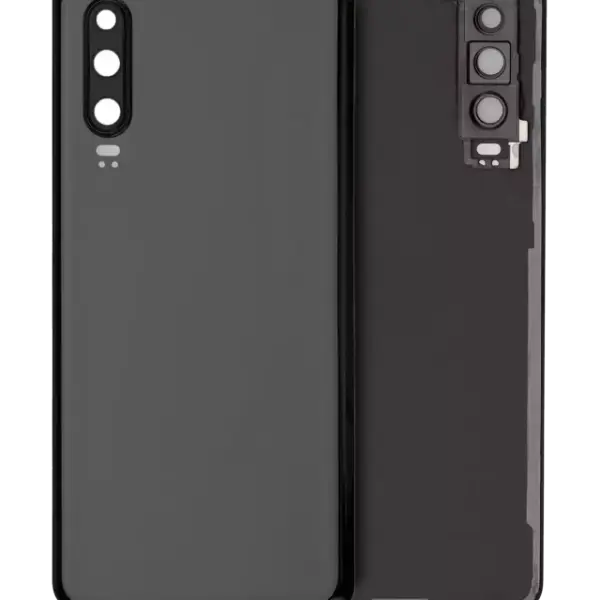 Capac Spate Sticla Huawei P30 (Black)