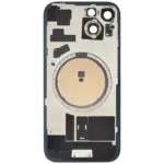 Capac Spate Sticla iPhone 15 Service Pack Original (Blue) - imagine 2