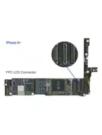 Cablu Flex Port Incarcare Cu Placa iPhone 5C (Black) - imagine 4