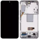 Display telefon Samsung Galaxy S22 (S901) Refurbished (White) - imagine 2