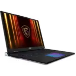 Laptop Gaming MSI Titan 18 HX AI A2XWJG Intel® Core™ Ultra 9 285HX pana la 5.5GHz, 18'', UHD+, IPS, 120Hz, Mini LED, 64GB DDR5 RAM, 2TBx1 SSD + 2TBx2 SSD, NVIDIA® GeForce RTX™ 5090 24GB GDDR7, Core Black Refurbished - imagine 2