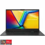 Laptop ASUS Vivobook Go 15 E1504FA  AMD Ryzen™ 3 7320U pana la 4.1GHz, 15.6', Full HD, IPS, 8GB LPDDR5 RAM, 512GB SSD, AMD Radeon™ Graphics, Negru RF