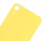 Capac Spate Sticla iPhone XR (Yellow) - imagine 2