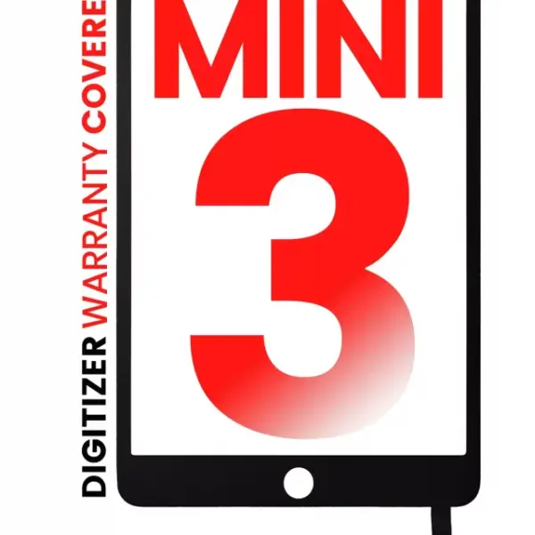 Touchscreen (Digitizer) Cu Chip IC iPad Mini 3 AMPro XO7 (Black)