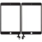 Touchscreen (Digitizer) Cu Chip IC iPad Mini 3 AMPro XO7 (Black) - imagine 2