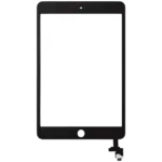 Touchscreen (Digitizer) Cu Chip IC iPad Mini 3 AMPro XO7 (Black) - imagine 3