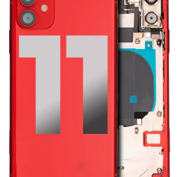 Carcasa Spate iPhone 11 Pull C (Red)