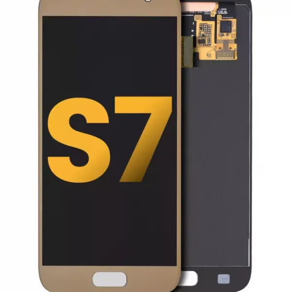 Display Telefon Samsung Galaxy S7 Refurbished (Gold Platinum) (Fara Rama)