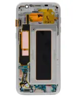 Ansamblu Display Samsung Galaxy S7 Edge Refurbished (Silver) - imagine 8