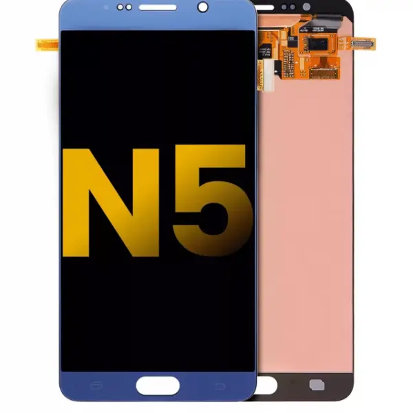 Ansamblu Display Samsung Galaxy Note 5 Refurbished (Black Sapphire) (Fara Rama)