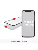 Sticla iPhone 11 Pro 3 in 1 (Sticla + OCA preinstalat + rama) - imagine 10