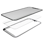 Sticla iPhone 12 / 12 Pro 3 in 1 (Sticla + OCA preinstalat + rama) - imagine 10