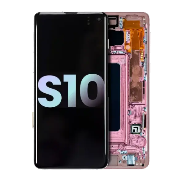 Ansamblu Display Samsung Galaxy S10 Service Pack (Flamingo Pink)