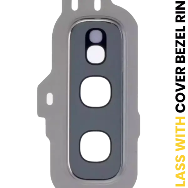 Lentila Camera Spate Cu Rama De Protectie Si Inel Telefon Samsung Galaxy S10E (Prism White)
