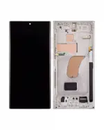Ansamblu Display Samsung Galaxy S23 Ultra 5G Service Pack (Cream) - imagine 2