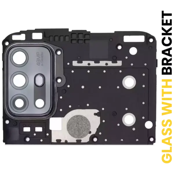 Lentila Camera Spate Cu Bracket Telefon Motorola Moto G10 (XT2127-2 / 2021) (Aurora Gray)