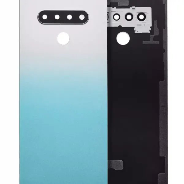 Capac Spate Sticla Cu Lentila Camera LG Stylo 6 / K71 (Blue)