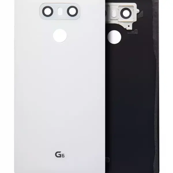 Capac Spate Sticla Cu Adeziv (Preinstalat) LG G6 (Mystic White)