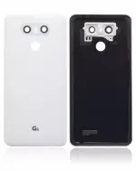 Capac Spate Sticla Cu Adeziv (Preinstalat) LG G6 (Mystic White) - imagine 2
