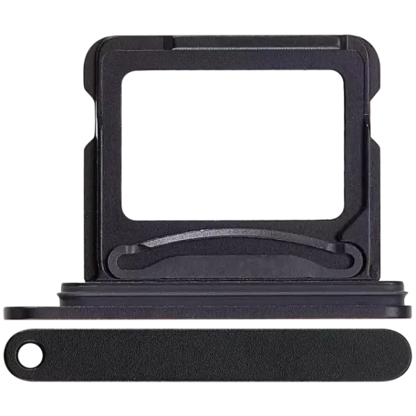 Suport (Dual Sim) Card Tray iPhone 16 / 16 Plus (Black)