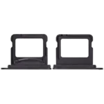 Suport (Dual Sim) Card Tray iPhone 16 / 16 Plus (Black) - imagine 2